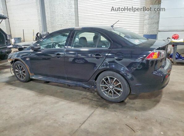 JA32U2FU1HU005407 2017 MITSUBISHI LANCER Черный Задняя левая четверть