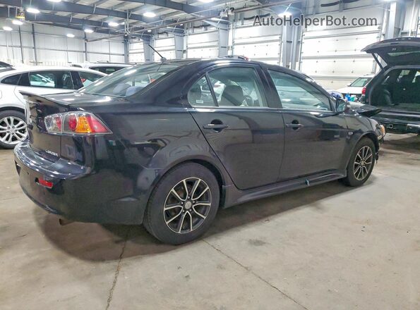 JA32U2FU1HU005407 2017 MITSUBISHI LANCER Черный Задняя правая четверть