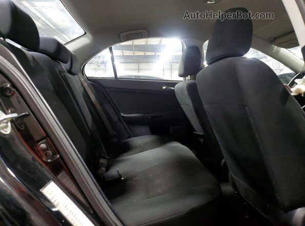 JA32U2FU1HU005407 2017 MITSUBISHI LANCER Черный Вид задних сидений