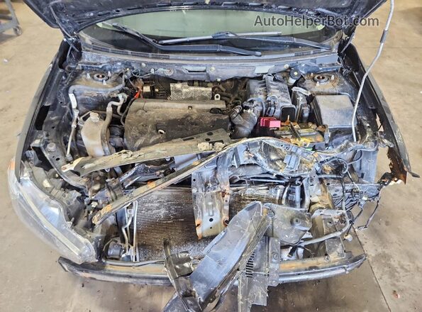 JA32U2FU1HU005407 2017 MITSUBISHI LANCER Черный Вид задней части салона