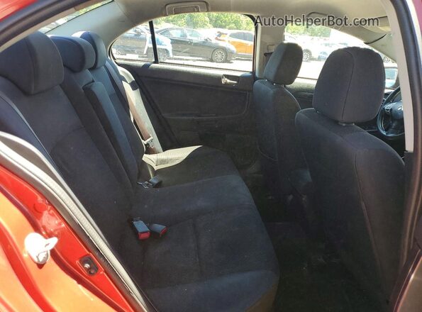 JA32U2FU2GU001400 2016 MITSUBISHI LANCER Red Rear seats view