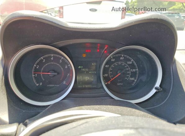 JA32U2FU2GU001400 2016 MITSUBISHI LANCER Red Instrument cluster view