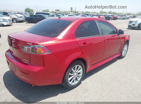 JA32U2FU2GU008685 2016 MITSUBISHI LANCER Red Tył prawy