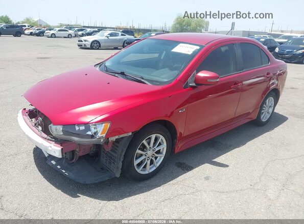 JA32U2FU2GU008685 2016 MITSUBISHI LANCER Red Przód lewy