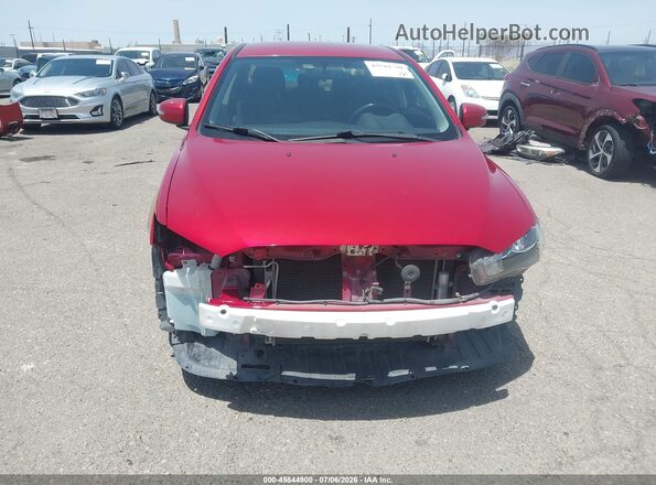 JA32U2FU2GU008685 2016 MITSUBISHI LANCER Red Widok wnętrza z tyłu