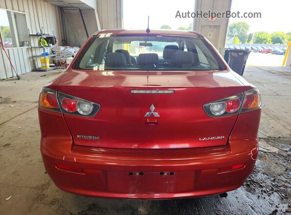 JA32U2FU2HU002337 2017 MITSUBISHI LANCER Red Vista trasera