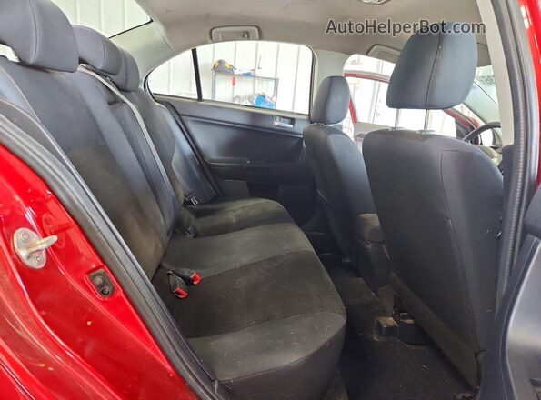JA32U2FU2HU002337 2017 MITSUBISHI LANCER Red Vista de los asientos traseros