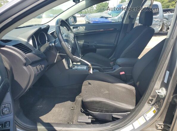 JA32U2FU2HU006047 2017 MITSUBISHI LANCER Gray Widok wnętrza z przodu