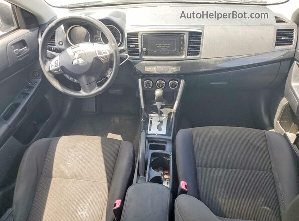 JA32U2FU2HU006047 2017 MITSUBISHI LANCER Gray Widok deski rozdzielczej