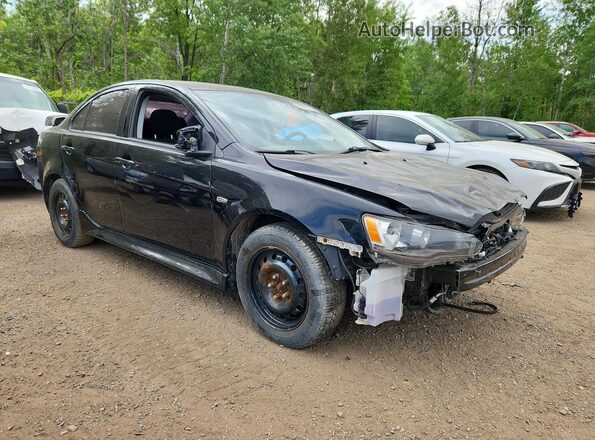 JA32U2FU3HU602865 2017 MITSUBISHI LANCER Black წინა მარჯვენა