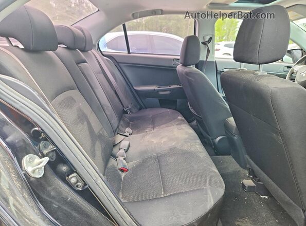 JA32U2FU3HU602865 2017 MITSUBISHI LANCER Black უკანა სავარძლების ხედი