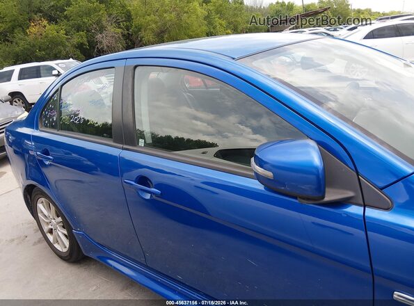 JA32U2FU4GU001754 2016 MITSUBISHI LANCER Blue უკანა სალონის ხედი