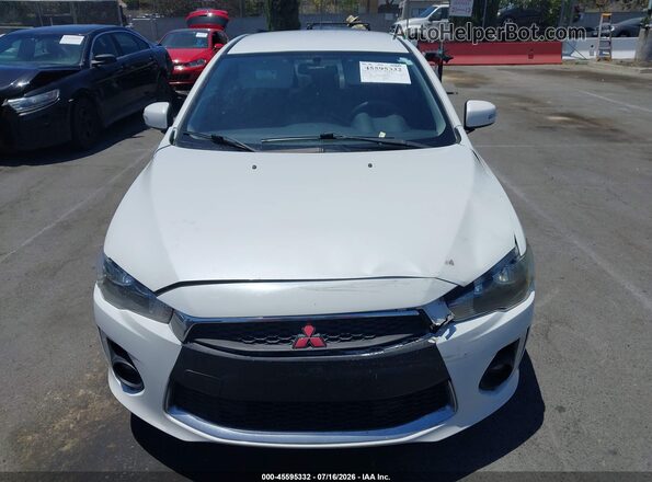 JA32U2FU4GU001897 2016 MITSUBISHI LANCER White Widok zestawu wskaźników