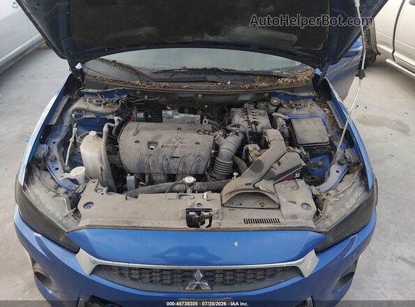 JA32U2FU4HU002047 2017 MITSUBISHI LANCER Синий Вид сзади