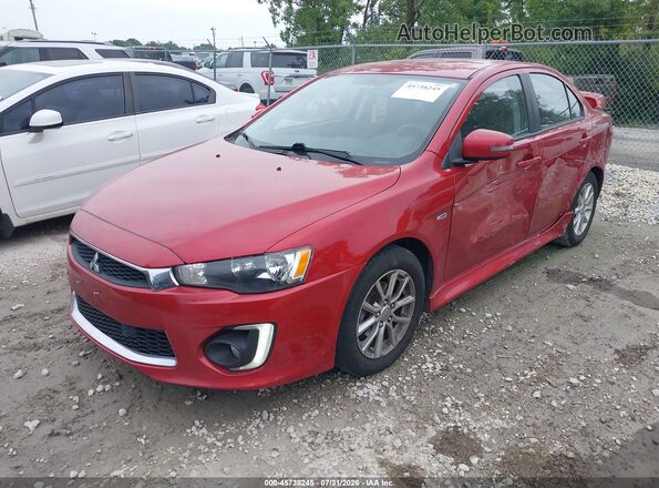 JA32U2FU5GU000368 2016 MITSUBISHI LANCER Red Передня ліва чверть
