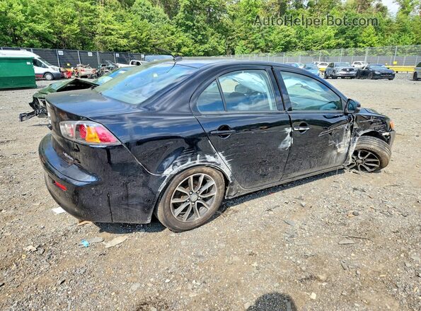 JA32U2FU5HU001893 2017 MITSUBISHI LANCER Черный Задняя правая четверть