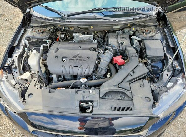 JA32U2FU5HU001893 2017 MITSUBISHI LANCER Черный Вид задней части салона