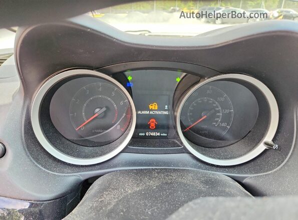 JA32U2FU5HU001893 2017 MITSUBISHI LANCER Черный Вид щитка приборов