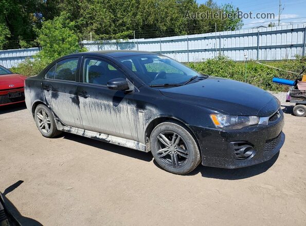 JA32U2FU6GU600347 2016 MITSUBISHI LANCER Black Передня права чверть
