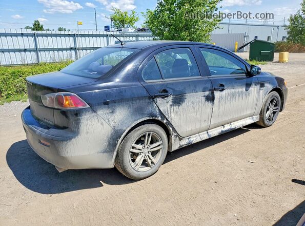 JA32U2FU6GU600347 2016 MITSUBISHI LANCER Black Задня права чверть