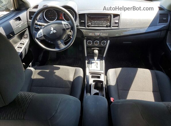 JA32U2FU6GU600347 2016 MITSUBISHI LANCER Black Вид панелі приладів