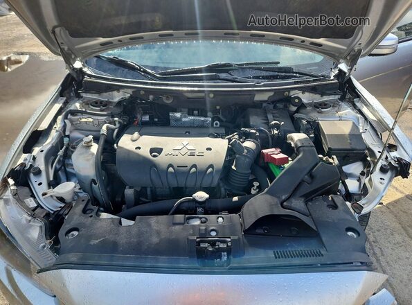 JA32U2FU6HU004687 2017 MITSUBISHI LANCER Silver Սալոնի հետևի տեսք