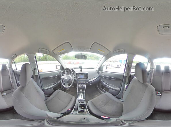 JA32U2FU6HU004687 2017 MITSUBISHI LANCER Silver Սալոնի 360 աստիճան տեսք