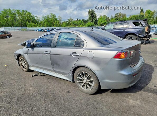 JA32U2FU6HU005127 2017 MITSUBISHI LANCER Gray Rear left