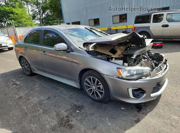 JA32U2FU6HU005127 2017 MITSUBISHI LANCER Gray Front right