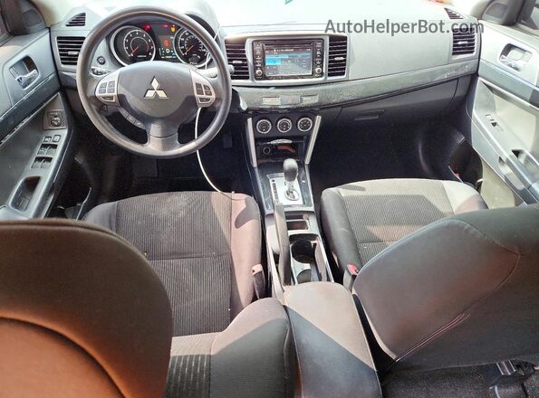 JA32U2FU6HU005127 2017 MITSUBISHI LANCER Gray Dashboard view