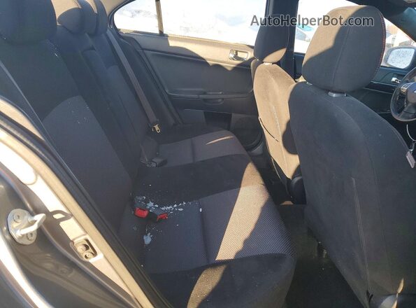 JA32U2FU6HU011185 2017 MITSUBISHI LANCER Silver Հետևի նստատեղերի տեսք
