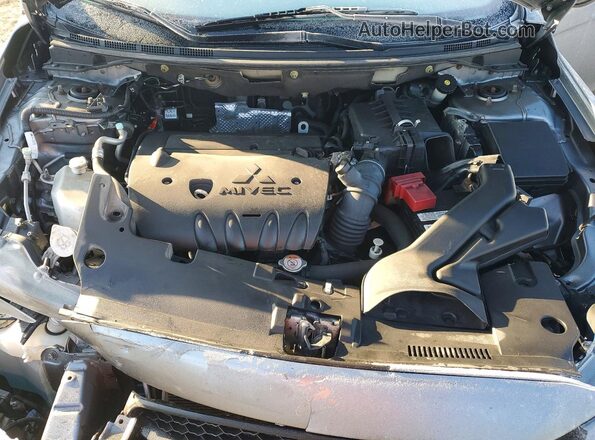 JA32U2FU6HU011185 2017 MITSUBISHI LANCER Silver Սալոնի հետևի տեսք