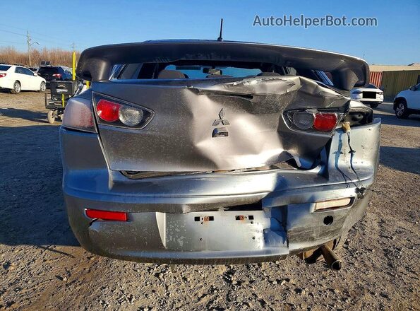 JA32U2FU6HU011185 2017 MITSUBISHI LANCER Silver Հետևի տեսք