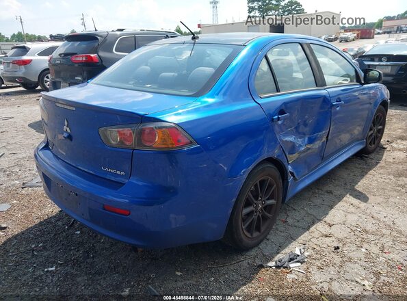 JA32U2FU6HU013017 2017 MITSUBISHI LANCER Blue Задня права чверть