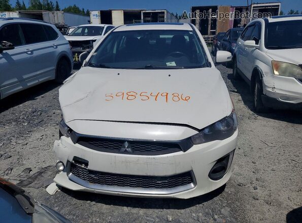 JA32U2FU7HU601086 2017 MITSUBISHI LANCER White Вид спереду