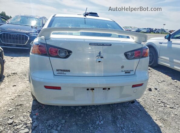 JA32U2FU7HU601086 2017 MITSUBISHI LANCER White Вид ззаду