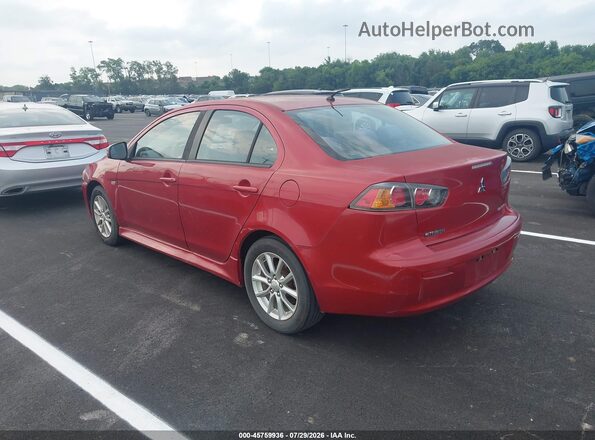 JA32U2FU8GU007038 2016 MITSUBISHI LANCER Red Tył lewy