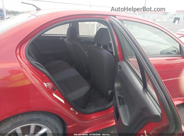 JA32U2FU8GU007038 2016 MITSUBISHI LANCER Red Widok naklejki z numerem VIN