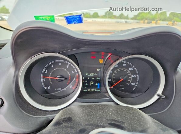 JA32U2FU8HU003587 2017 MITSUBISHI LANCER Gray Vista del cuadro de instrumentos