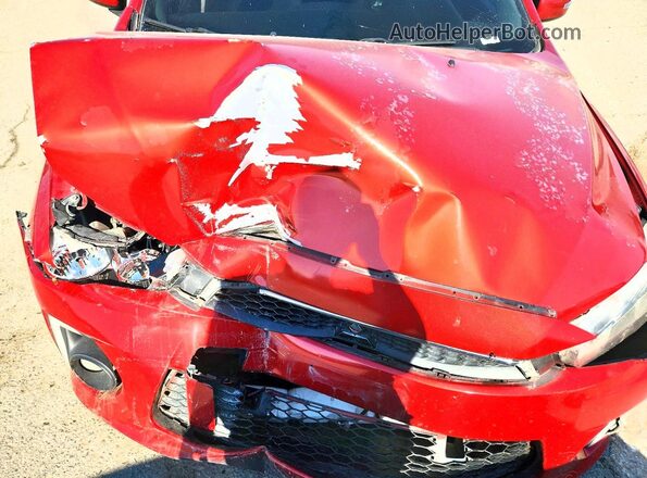 JA32U2FU9HU009138 2017 MITSUBISHI LANCER Burgundy Widok wnętrza z tyłu
