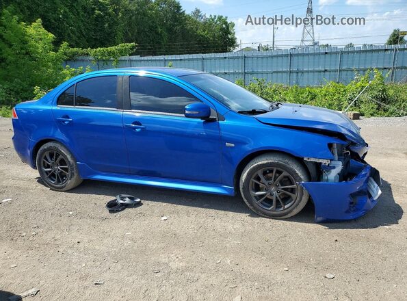 JA32U2FU9HU601512 2017 MITSUBISHI LANCER Blue Передня права чверть