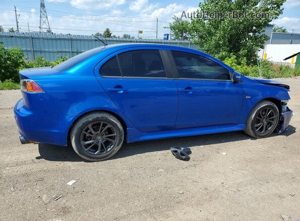 JA32U2FU9HU601512 2017 MITSUBISHI LANCER Blue Задня права чверть