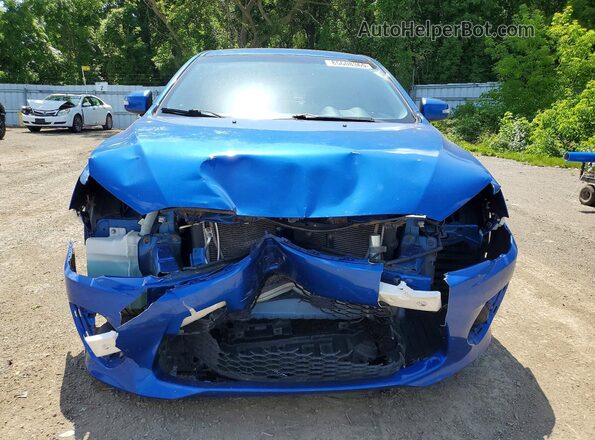 JA32U2FU9HU601512 2017 MITSUBISHI LANCER Blue Вид спереду