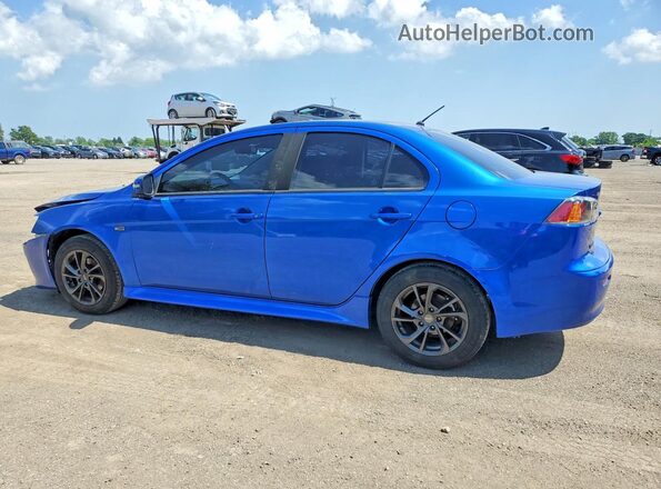 JA32U2FU9HU601512 2017 MITSUBISHI LANCER Blue Задня ліва чверть