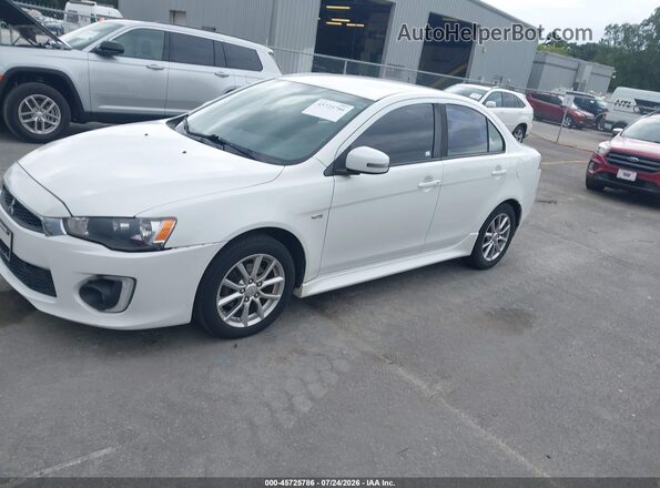 JA32U2FUXGU007381 2016 MITSUBISHI LANCER Белый Передняя левая четверть