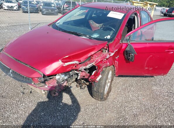 JA32U2FUXGU007820 2016 MITSUBISHI LANCER Red Դիմացի տեսք