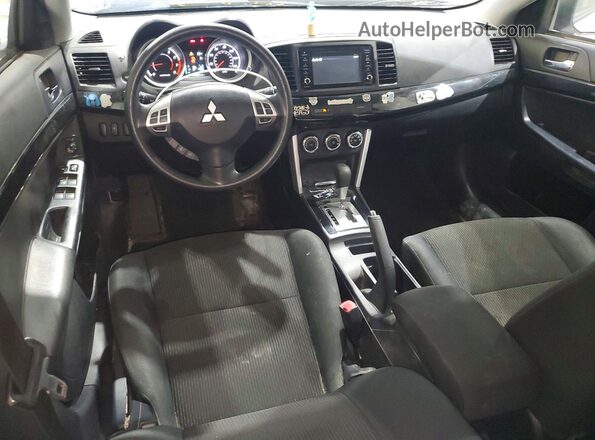 JA32U2FUXHU005227 2017 MITSUBISHI LANCER White Widok deski rozdzielczej