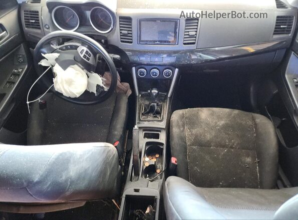 JA32U2FUXHU006703 2017 MITSUBISHI LANCER Gray Vista del salpicadero