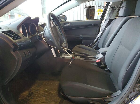 JA32V2FW3GU003607 2016 MITSUBISHI LANCER Black Вид салону спереду