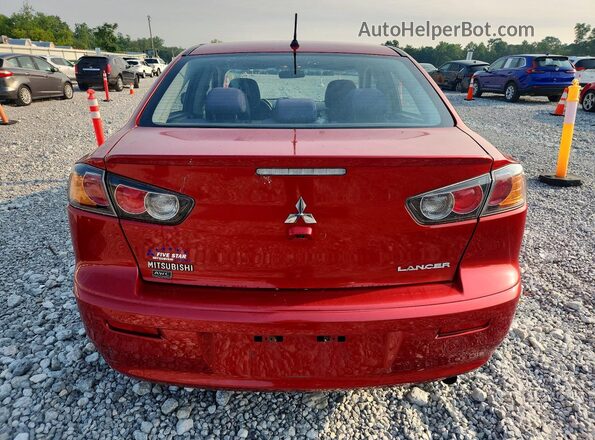 JA32V2FW3HU010249 2017 MITSUBISHI LANCER Red Vista trasera